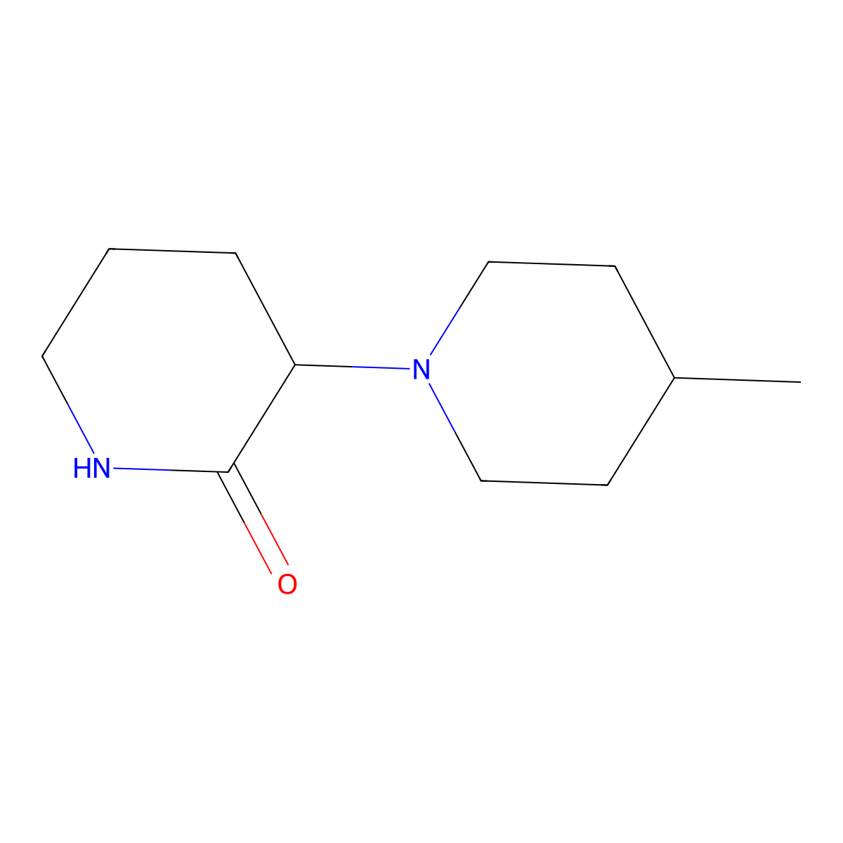 4-Methyl-[1,3'-bipiperidine]-2'-one molecular structure, CAS 2097865-82-0