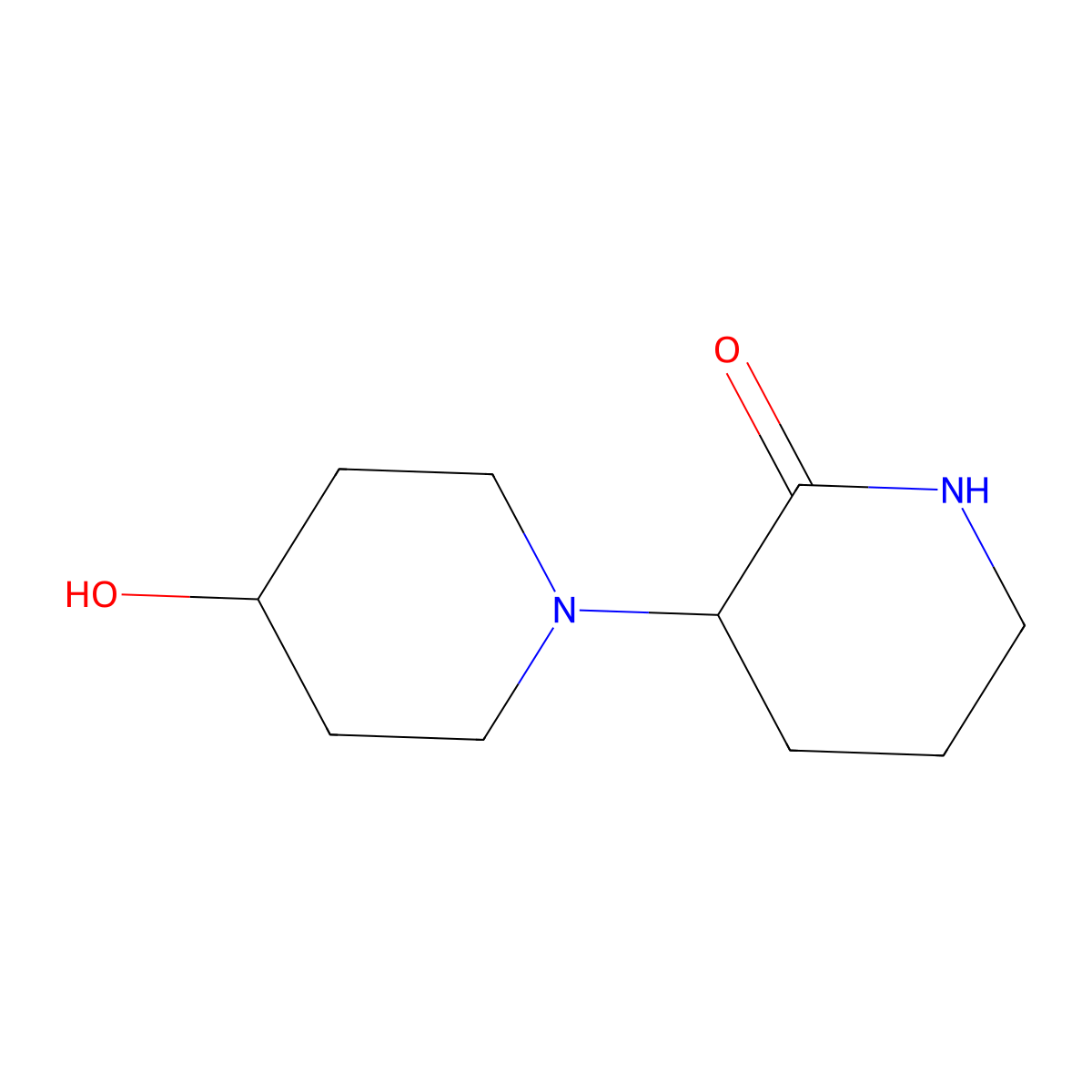 4-Hydroxy-[1,3'-bipiperidine]-2'-one molecular structure, CAS 2097866-26-5