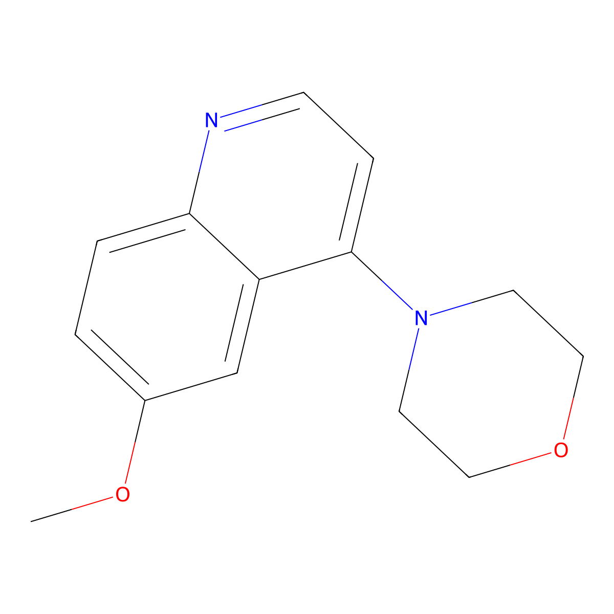 6-Methoxy-4-(morpholin-4-yl)quinoline molecular structure, CAS 2097868-29-4