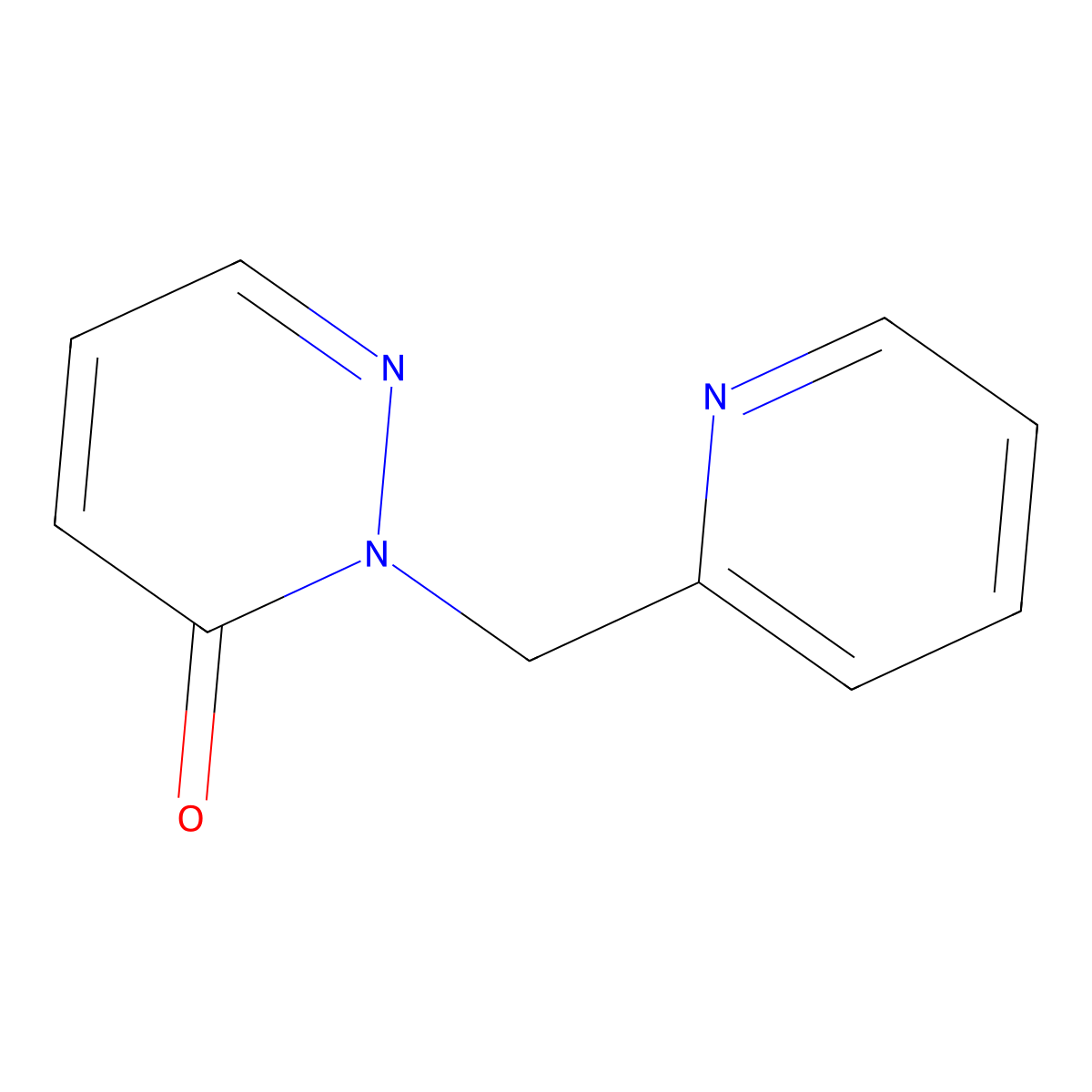 2-[(Pyridin-2-yl)methyl]-2,3-dihydropyridazin-3-one molecular structure, CAS 2097897-90-8