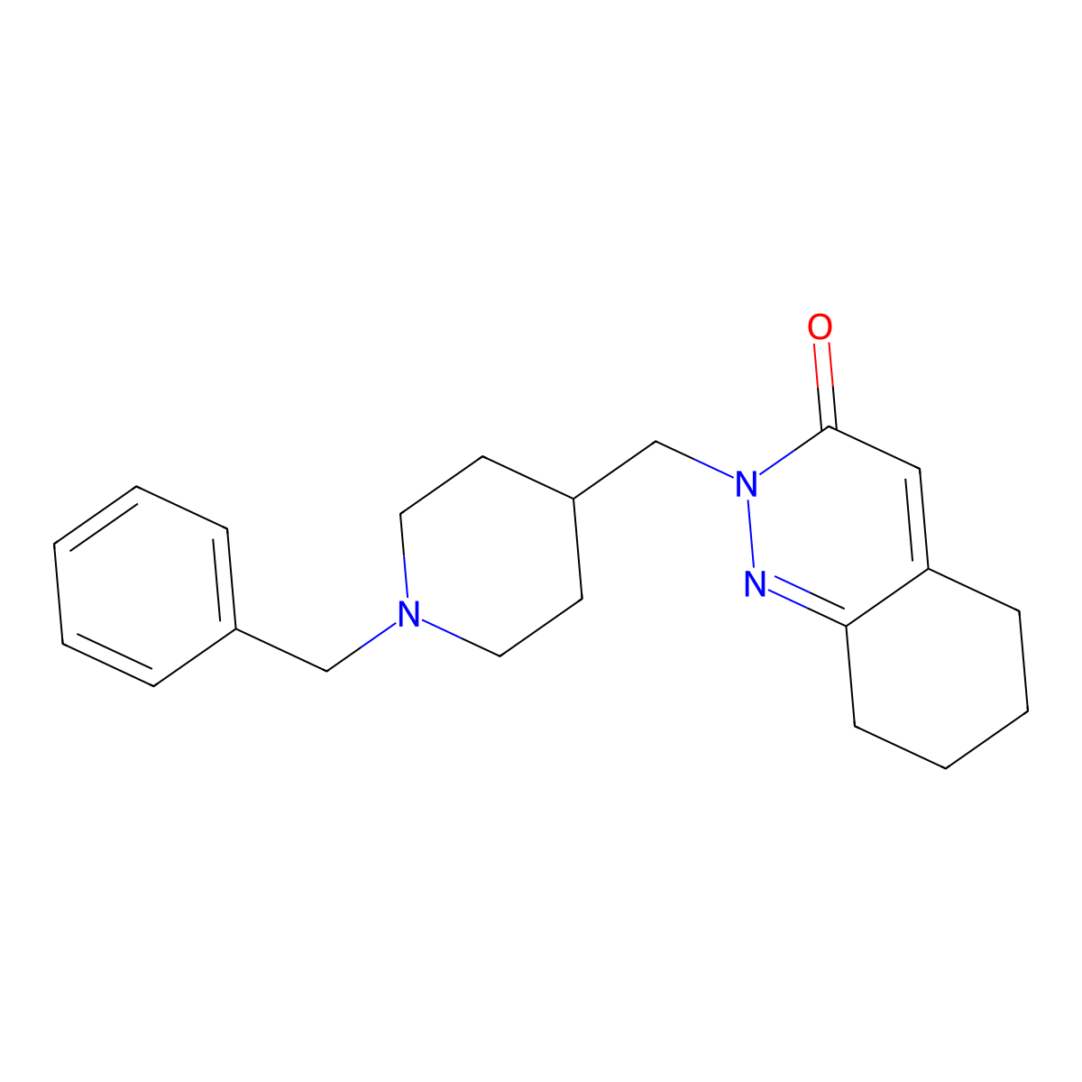 2-[(1-Benzylpiperidin-4-yl)methyl]-2,3,5,6,7,8-hexahydrocinnolin-3-one molecular structure, CAS 2097915-45-0