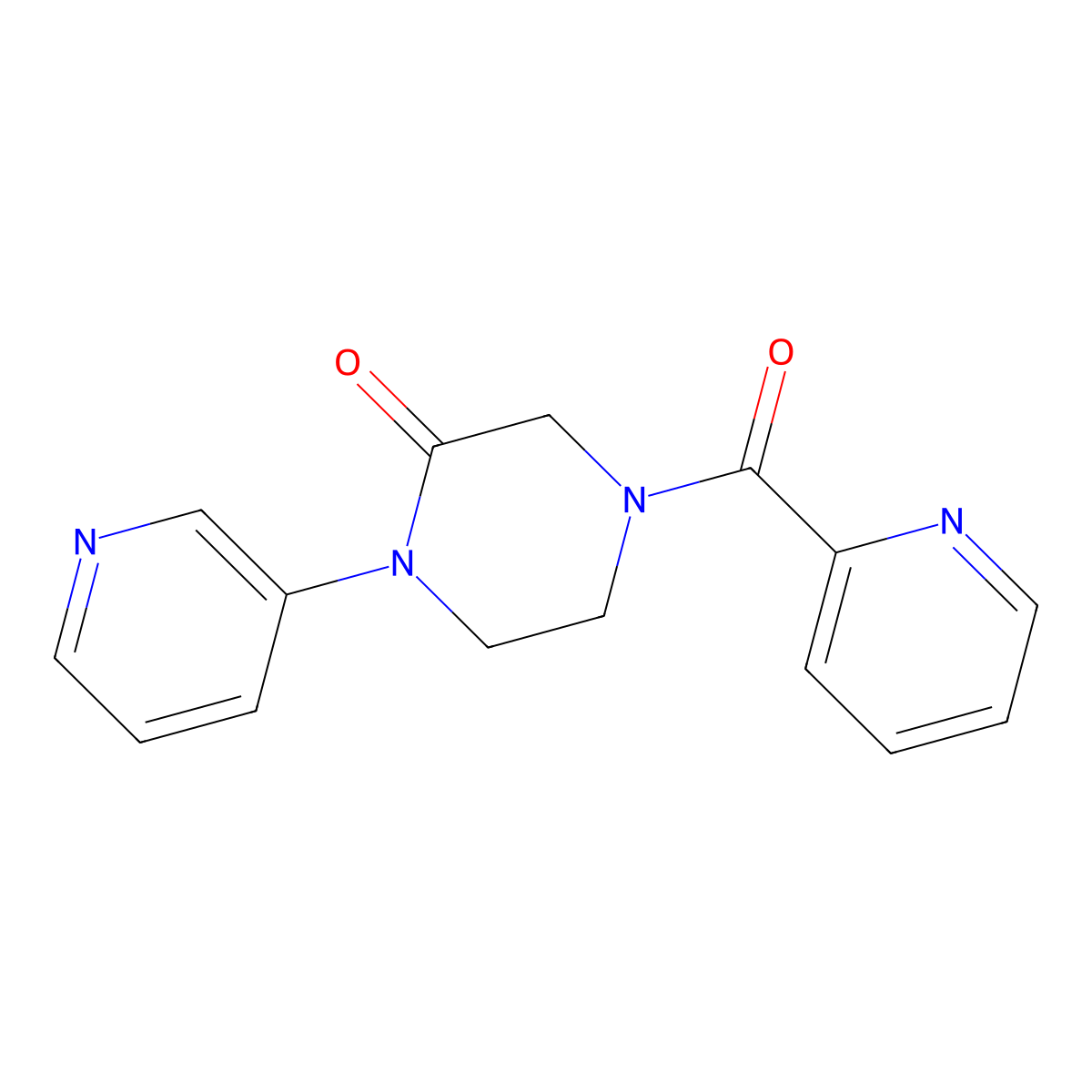 1-(Pyridin-3-yl)-4-(pyridine-2-carbonyl)piperazin-2-one molecular structure, CAS 2097916-13-5