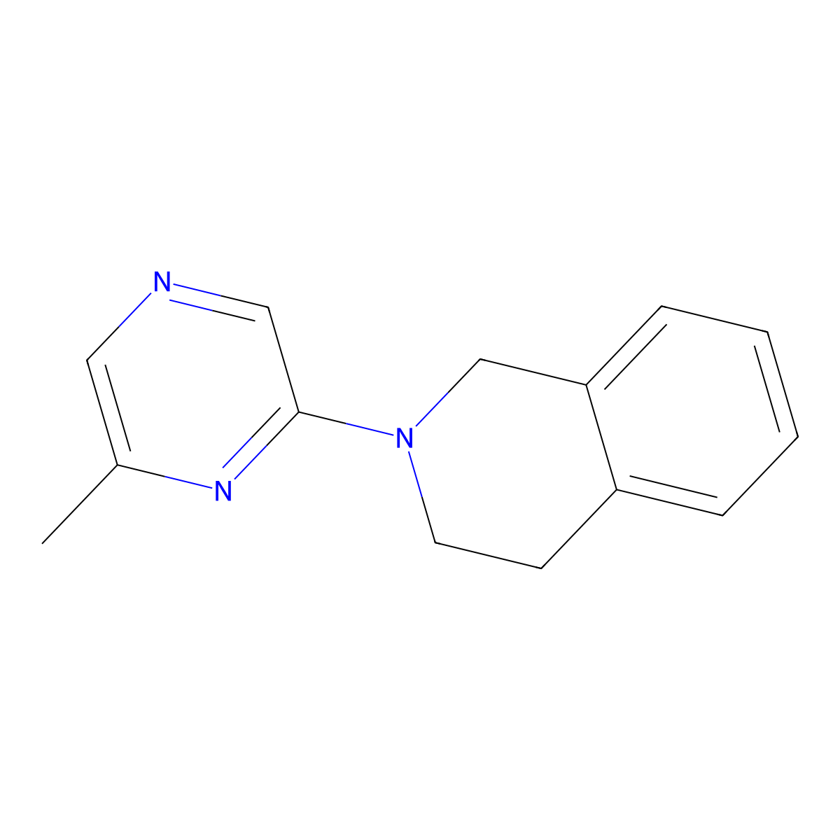 2-(6-Methylpyrazin-2-yl)-1,2,3,4-tetrahydroisoquinoline molecular structure, CAS 2097935-74-3