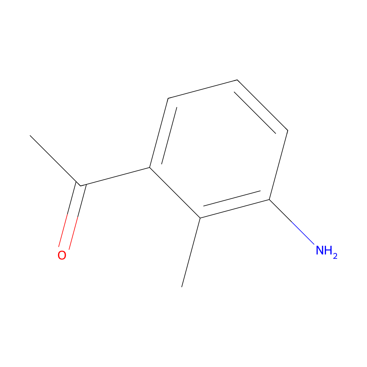 1-(3-Amino-2-methylphenyl)ethanone molecular structure, CAS 209795-96-0