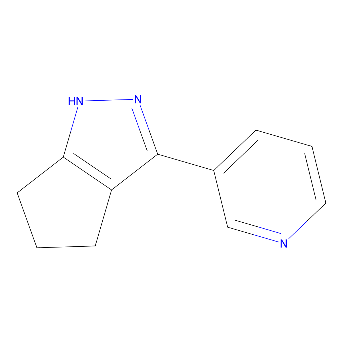 3-(Pyridin-3-yl)-1,4,5,6-tetrahydrocyclopenta[c]pyrazole molecular structure, CAS 2097953-54-1