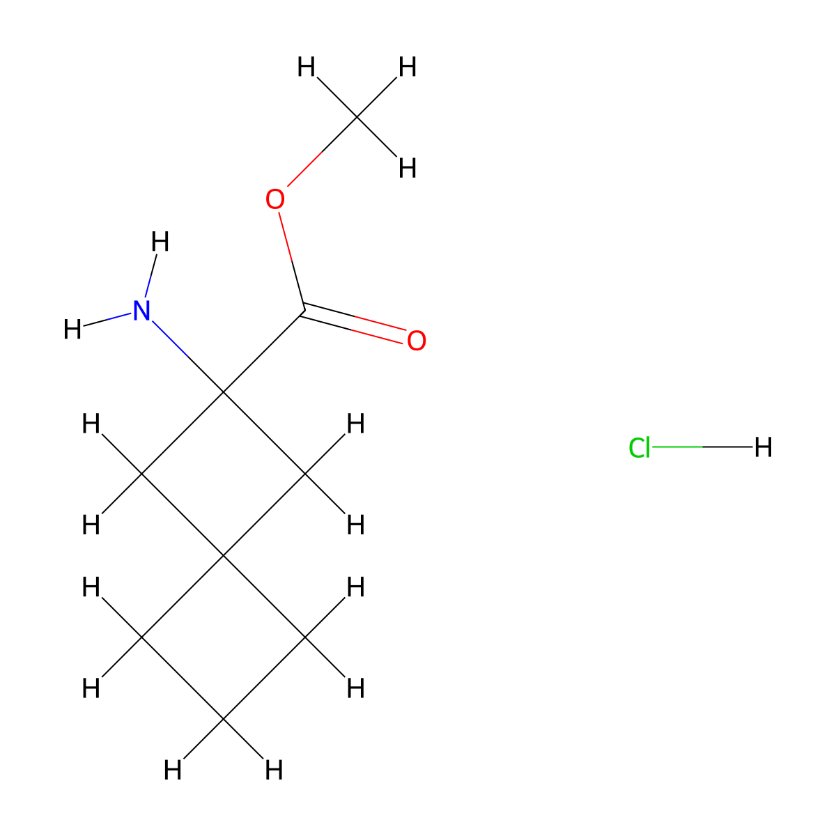 Methyl 2-aminospiro(3.3)heptane-2-carboxylate hydrochloride molecular structure, CAS 2097959-26-5