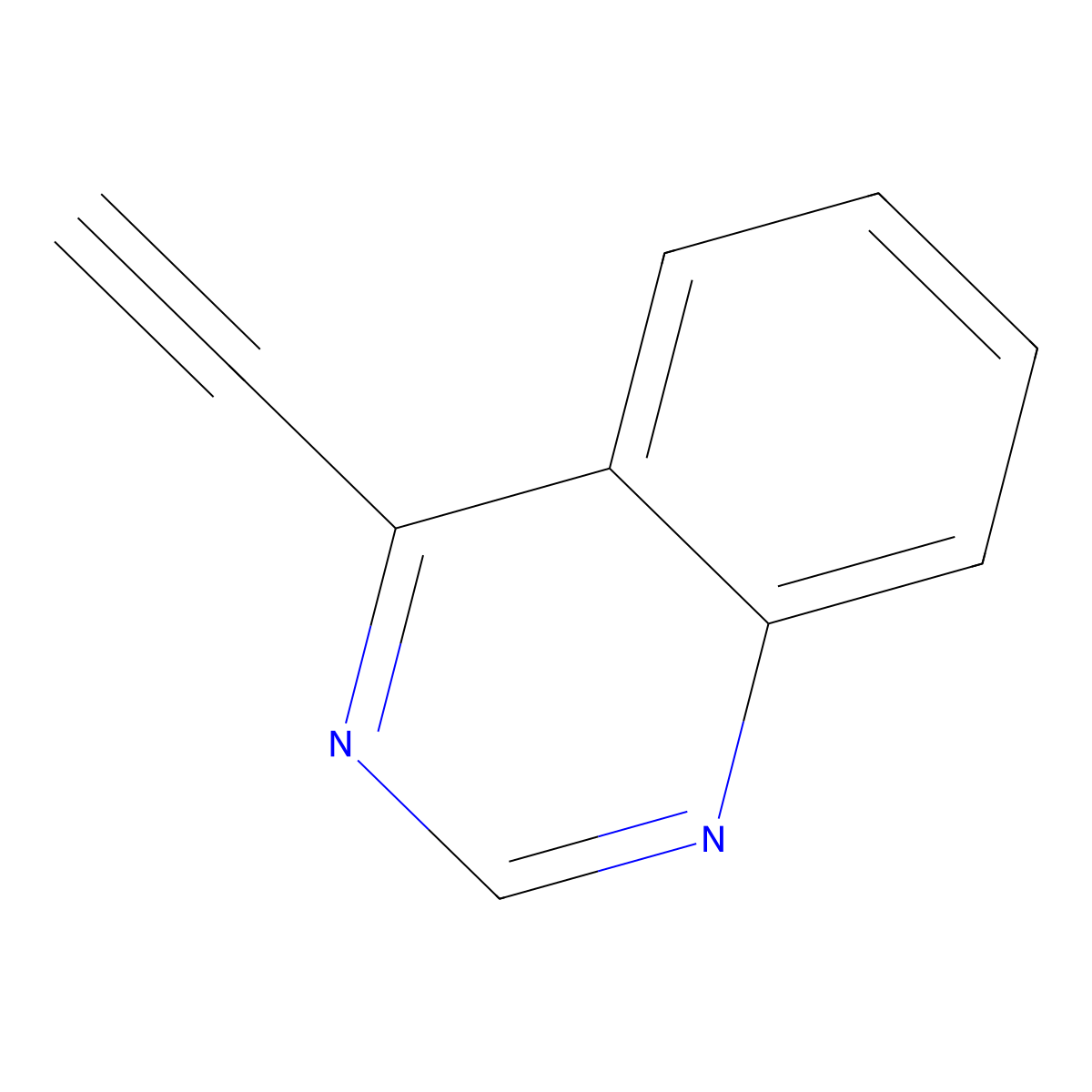 4-Ethynylquinazoline molecular structure, CAS 2097967-99-0