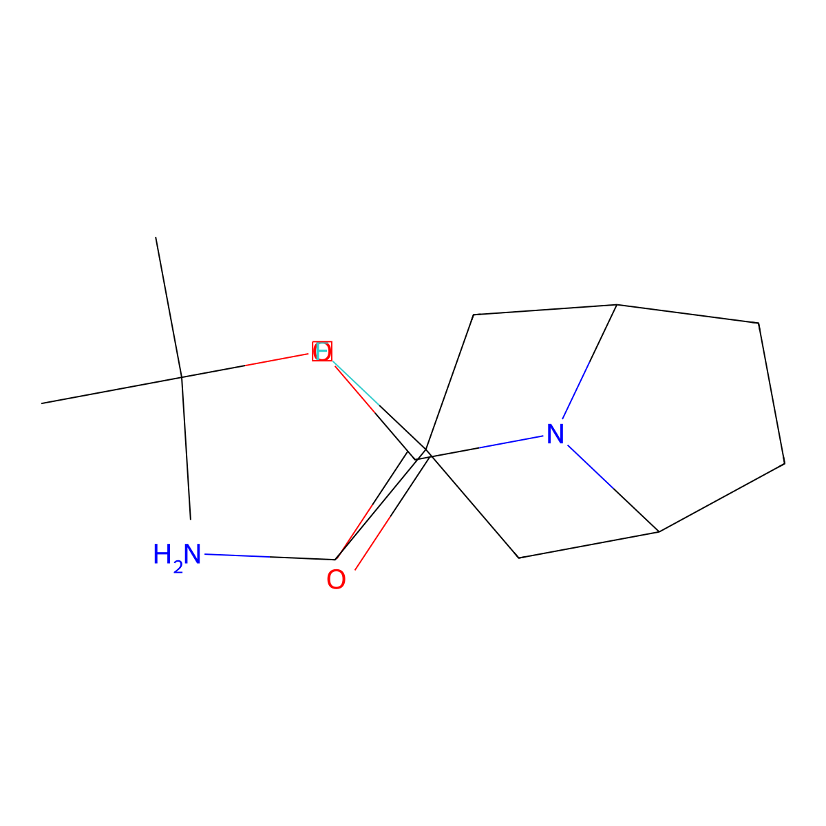 Tert-butyl 3-(aminomethyl)-3-fluoro-8-azabicyclo[3.2.1]octane-8-carboxylate molecular structure, CAS 2097968-01-7