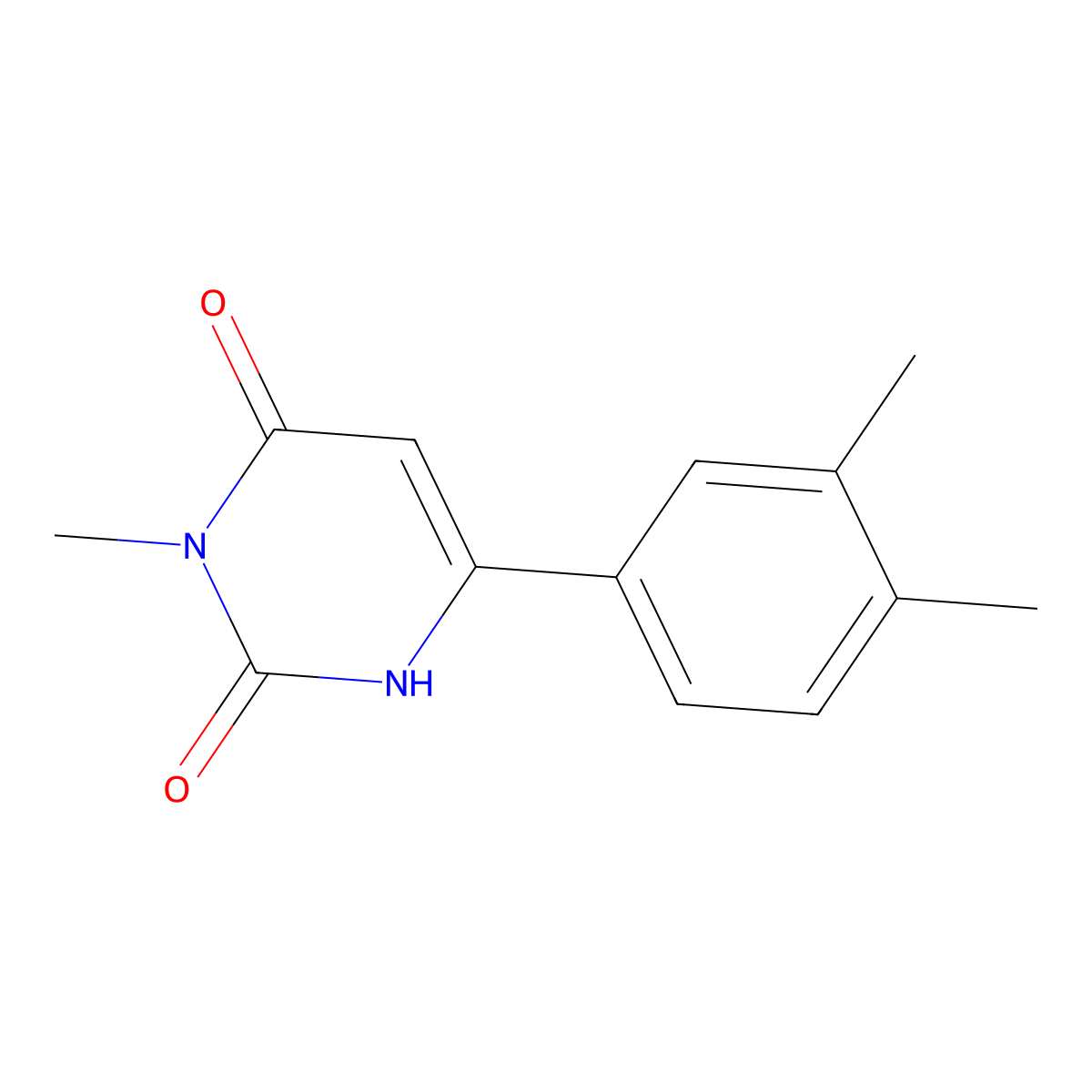 6-(3,4-Dimethylphenyl)-3-methyl-1,2,3,4-tetrahydropyrimidine-2,4-dione molecular structure, CAS 2097997-70-9