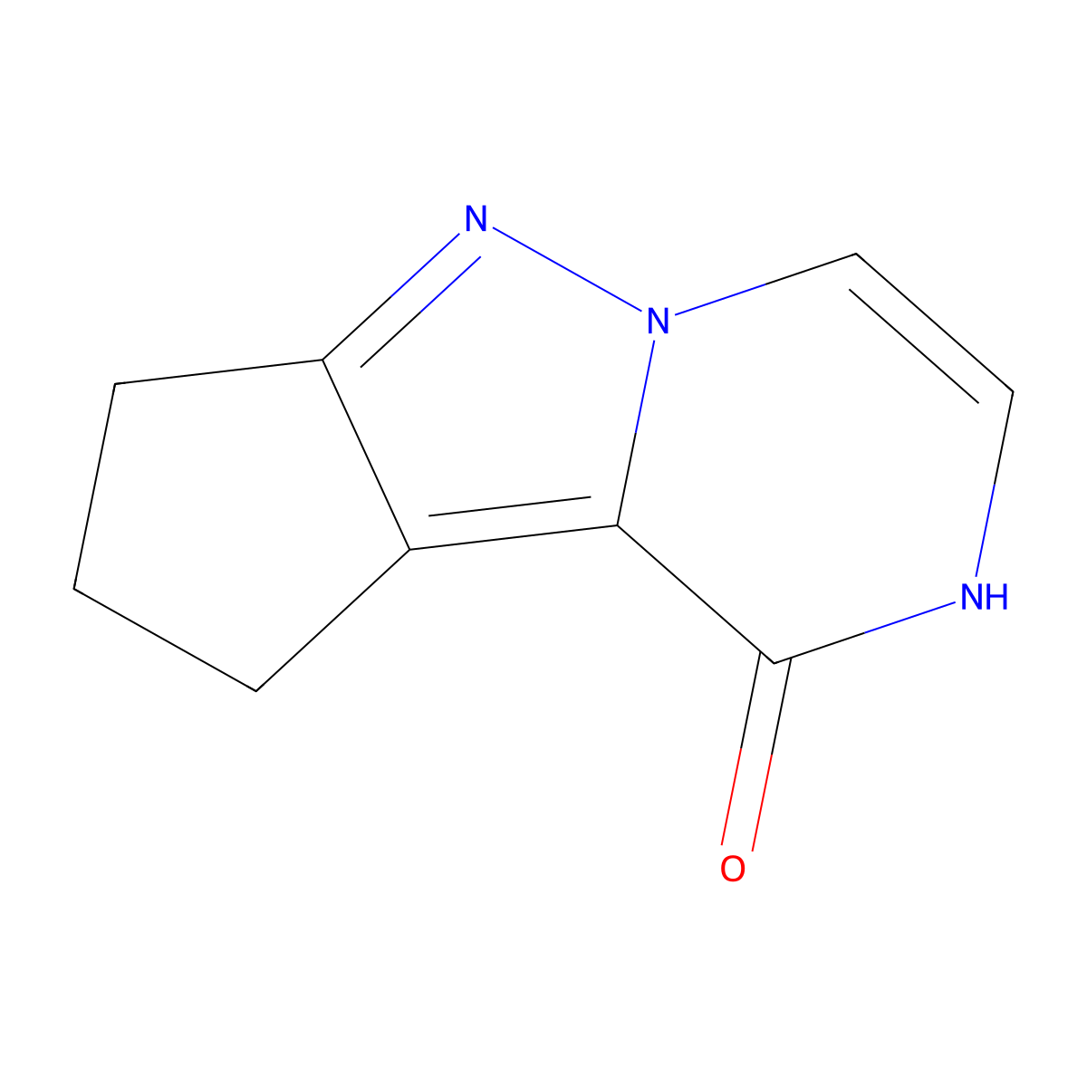8,9-dihydro-7H-cyclopenta[3,4]pyrazolo[1,5-a]pyrazin-1-ol molecular structure, CAS 2098023-86-8