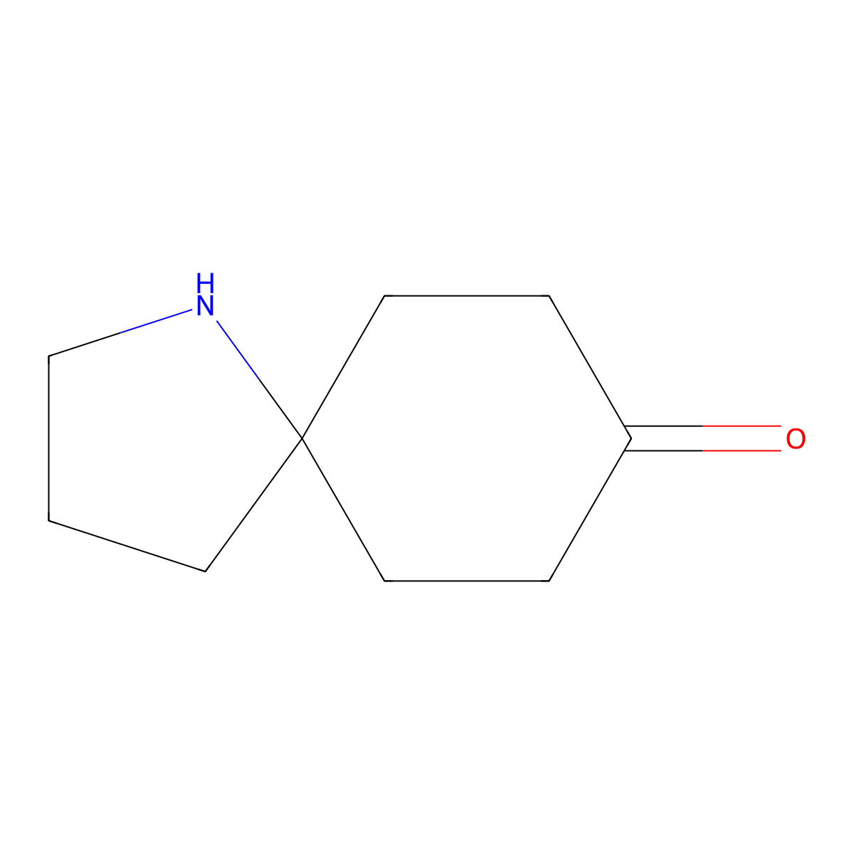 1-Azaspiro[4.5]decan-8-one molecular structure, CAS 2098027-50-8