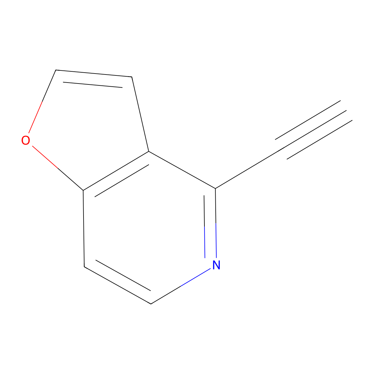 4-Ethynylfuro[3,2-c]pyridine molecular structure, CAS 2098094-23-4