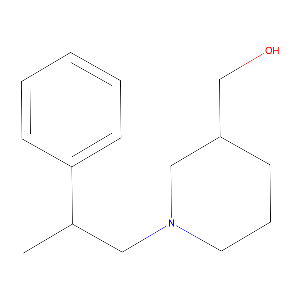 (1-(2-Phenylpropyl)piperidin-3-yl)methanol molecular structure, CAS 2098100-39-9