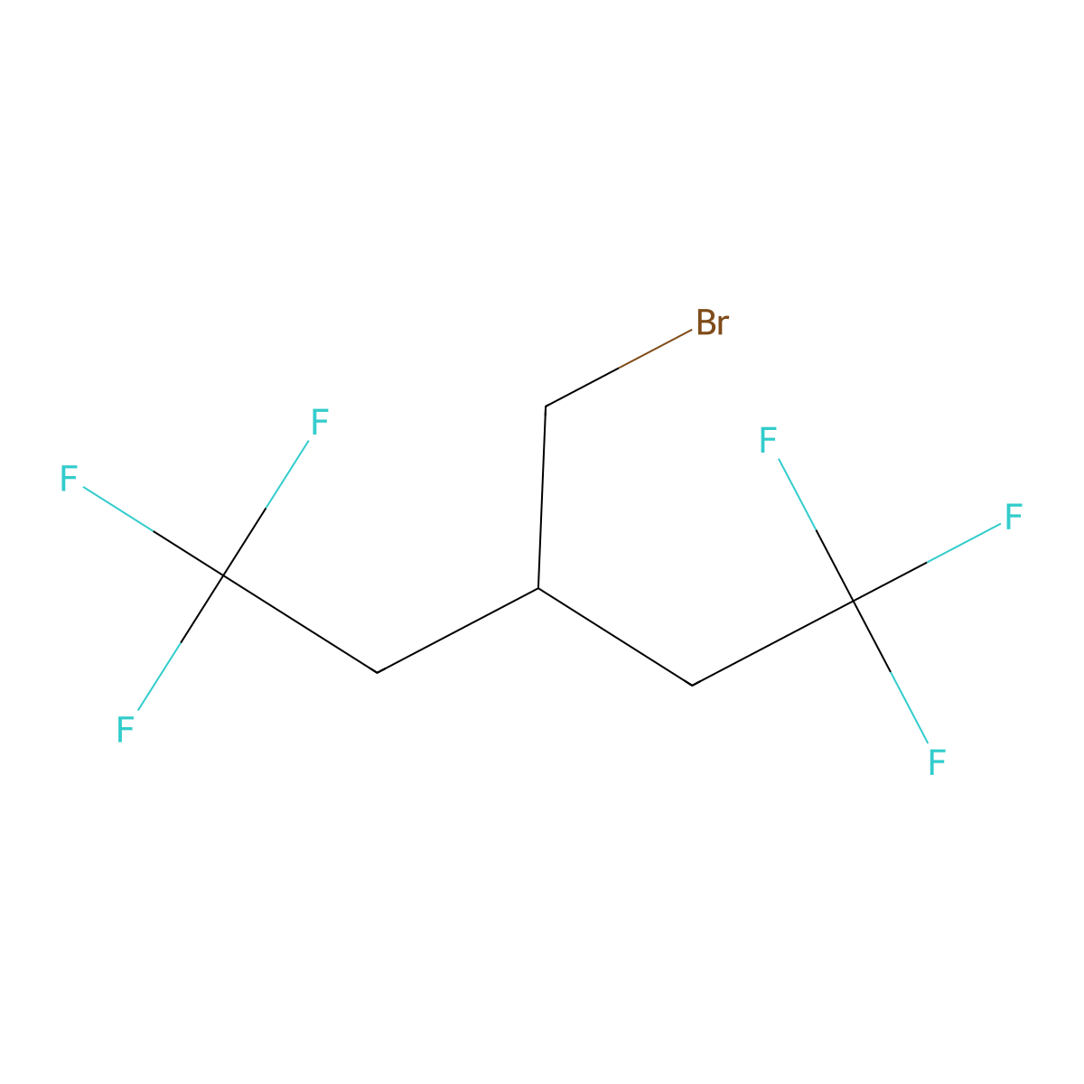 3-(Bromomethyl)-1,1,1,5,5,5-hexafluoropentane molecular structure, CAS 2098113-01-8