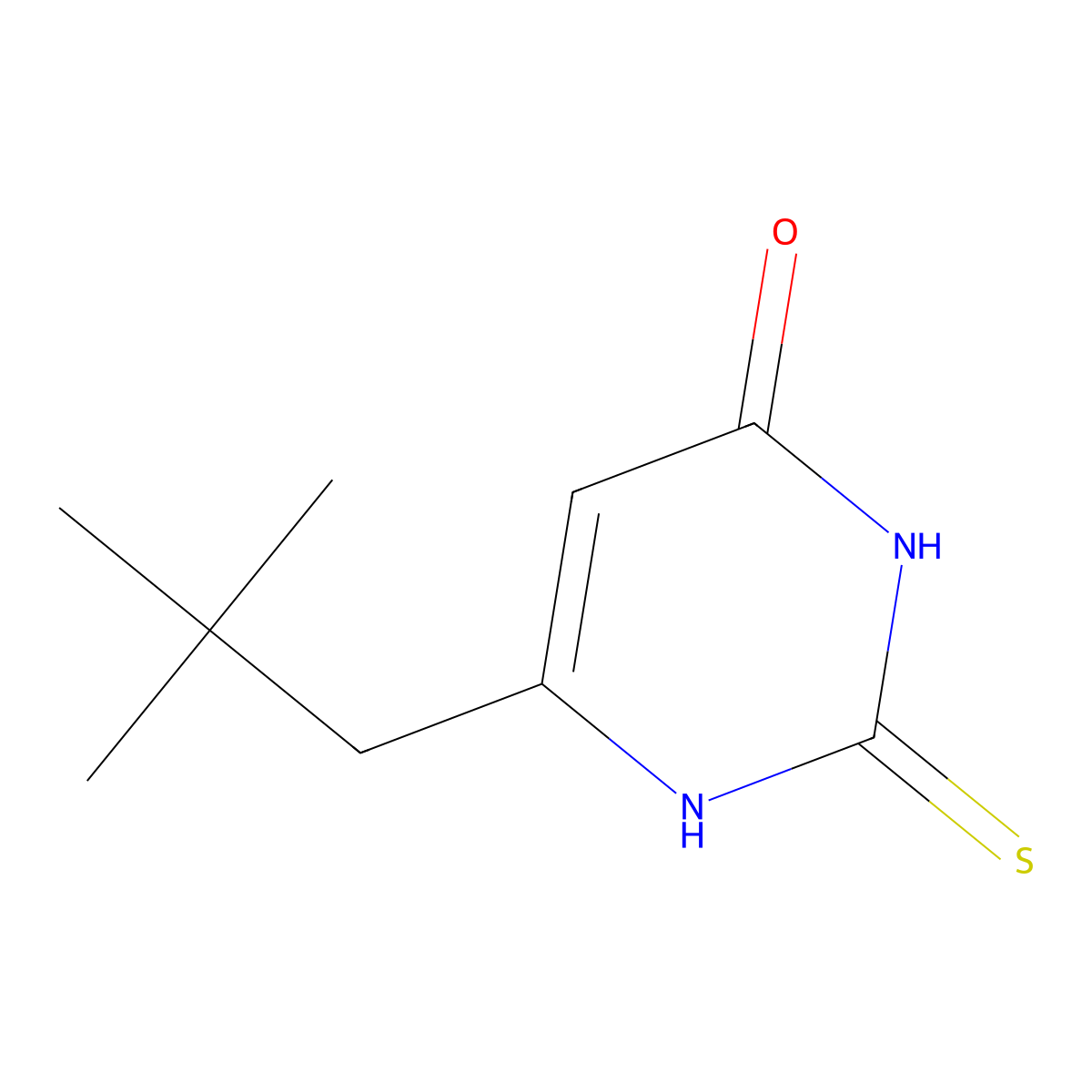 6-neopentyl-2-thioxo-2,3-dihydropyrimidin-4(1H)-one molecular structure, CAS 2098122-43-9
