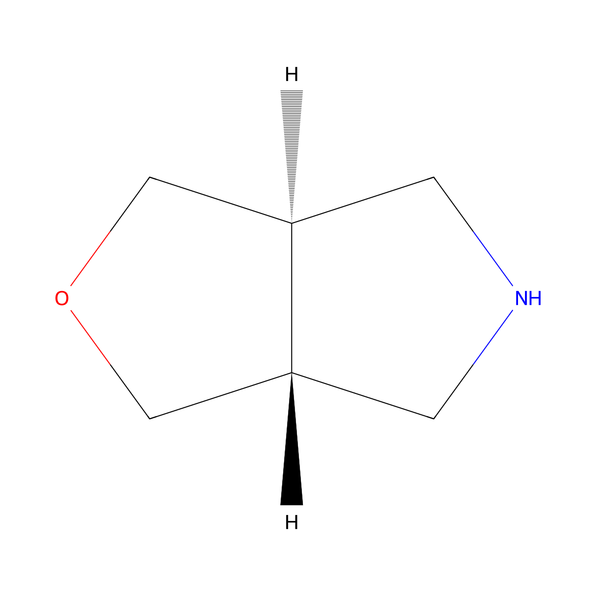 trans-Hexahydro-1h-furo[3,4-c]pyrrole molecular structure, CAS 2098127-36-5