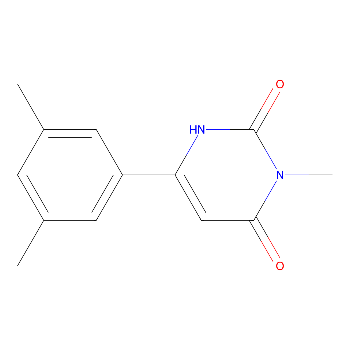 6-(3,5-Dimethylphenyl)-3-methyl-1,2,3,4-tetrahydropyrimidine-2,4-dione molecular structure, CAS 2098140-40-8