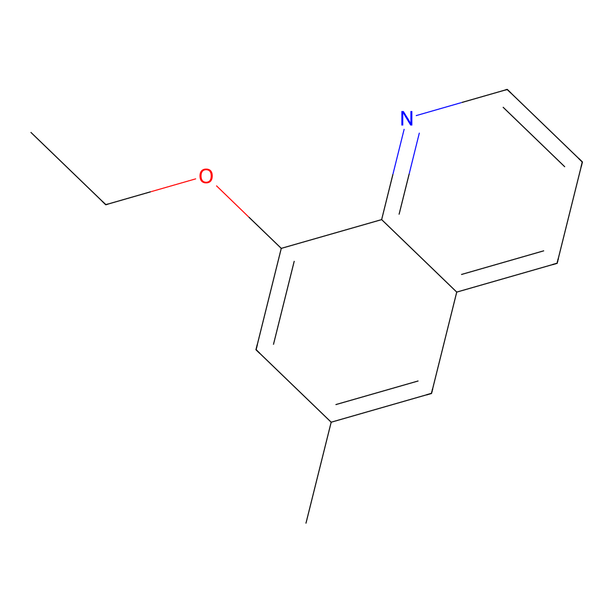 Quinoline, 8-ethoxy-6-methyl- molecular structure, CAS 20984-34-3