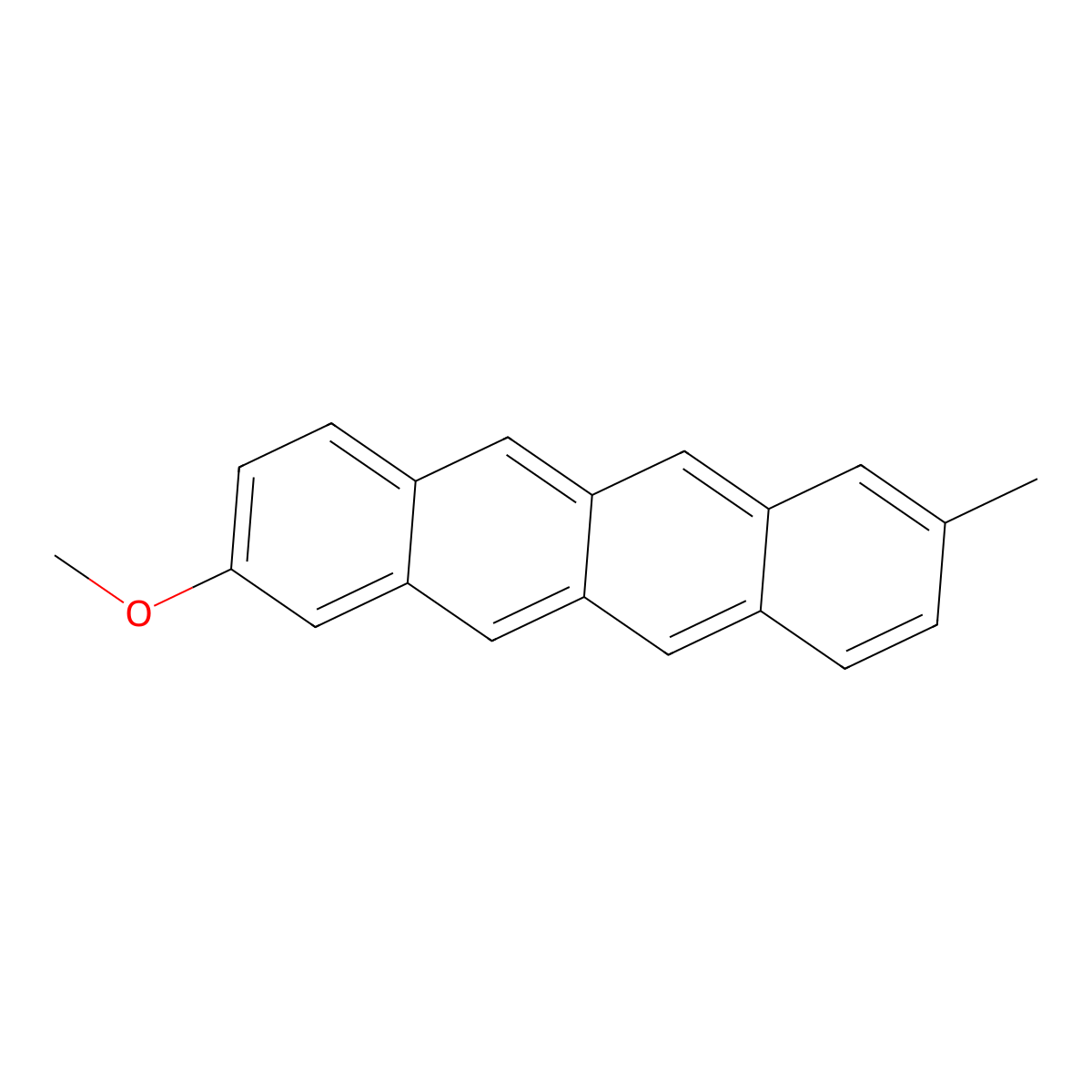 2-Methoxy-8-methyltetracene molecular structure, CAS 2098457-43-1