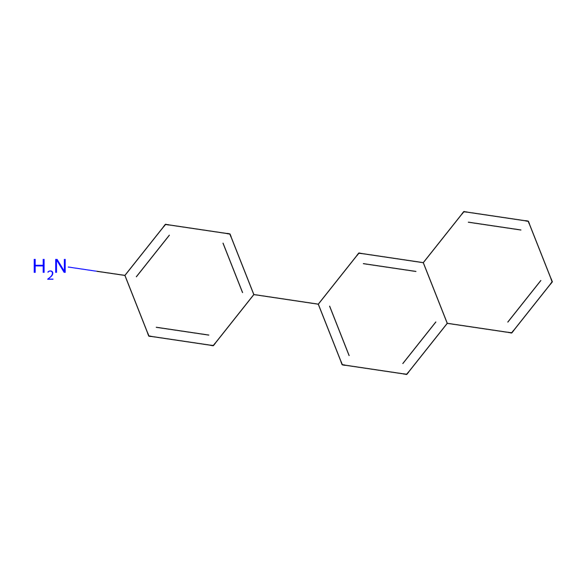 4-(Naphthalen-2-yl)aniline molecular structure, CAS 209848-36-2
