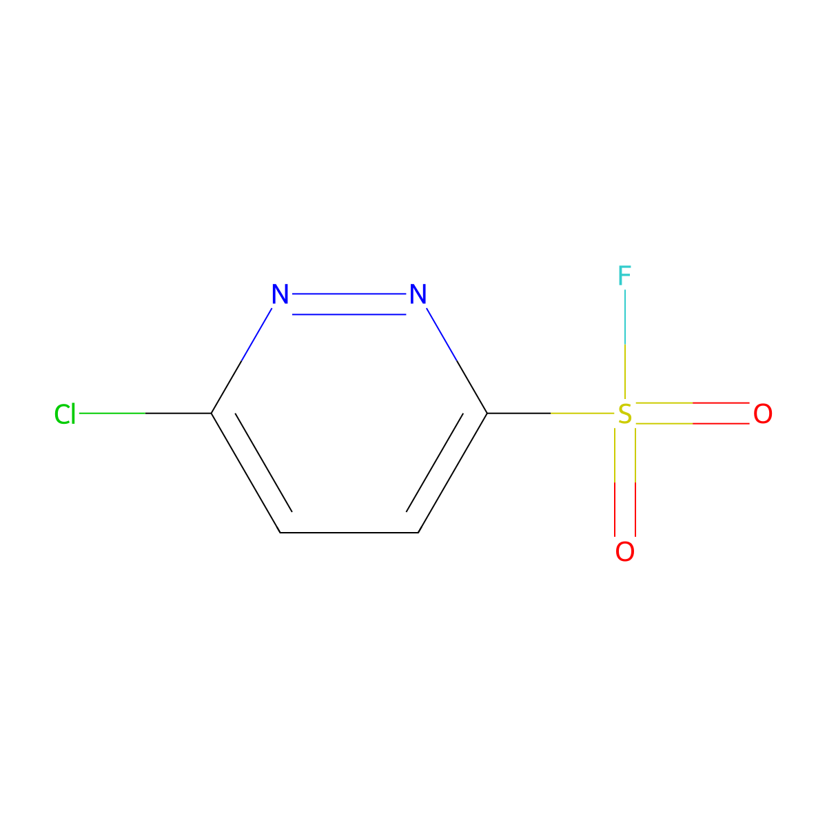 6-Chloropyridazine-3-sulfonyl fluoride molecular structure, CAS 209848-48-6