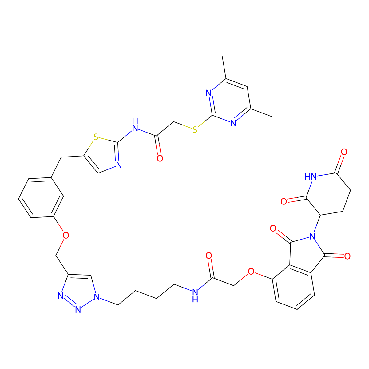 PROTAC Sirt2 Degrader-1 molecular structure, CAS 2098487-75-1
