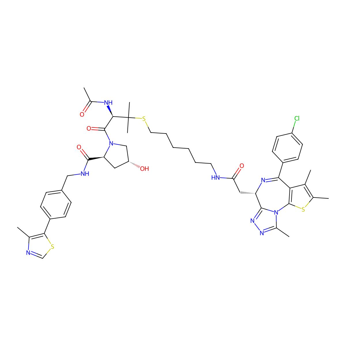 BRD4 degrader AT1 molecular structure, CAS 2098836-45-2