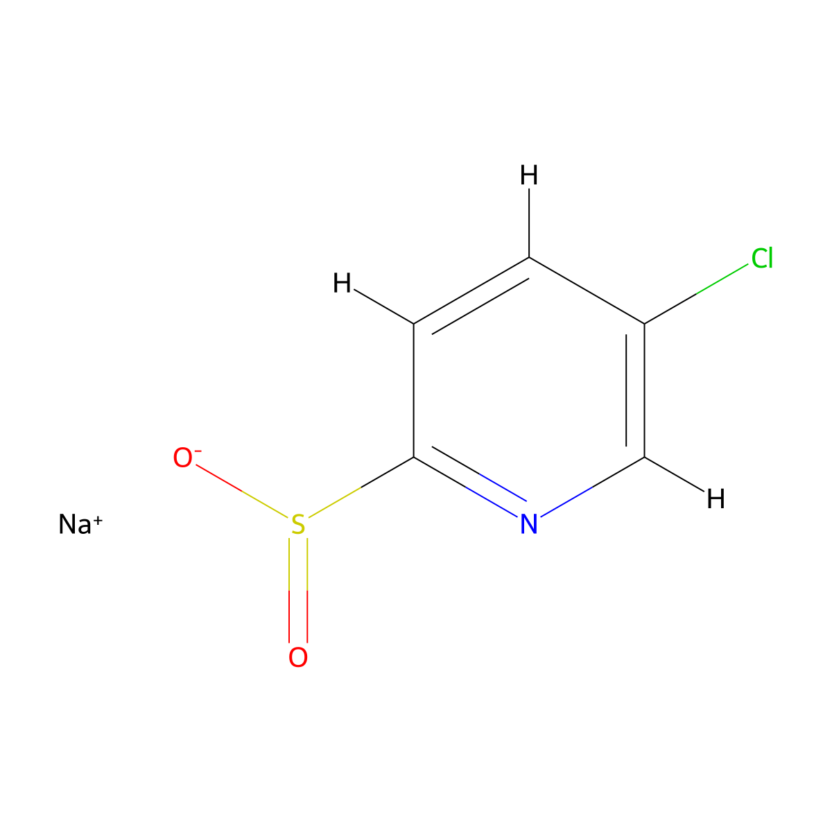 Sodium 5-chloropyridine-2-sulfinate molecular structure, CAS 2098851-54-6