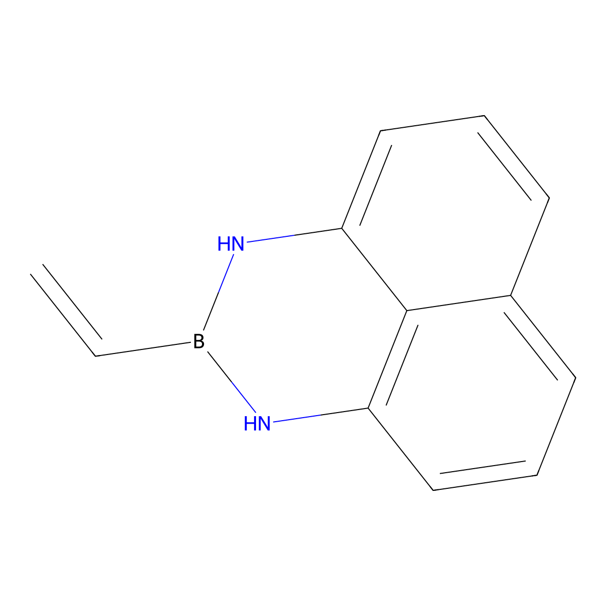 2-Ethenyl-2,3-dihydro-1H-naphtho[1,8-de]-1,3,2-diazaborine molecular structure, CAS 2098861-05-1
