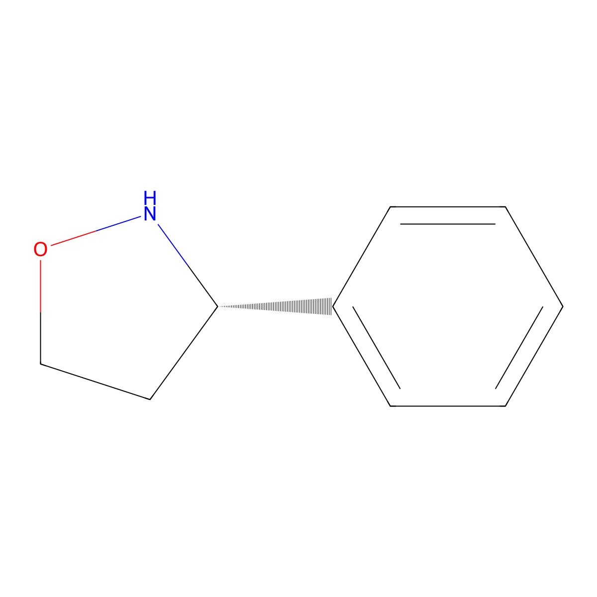 (S)-3-Phenylisoxazolidine molecular structure, CAS 2098967-37-2