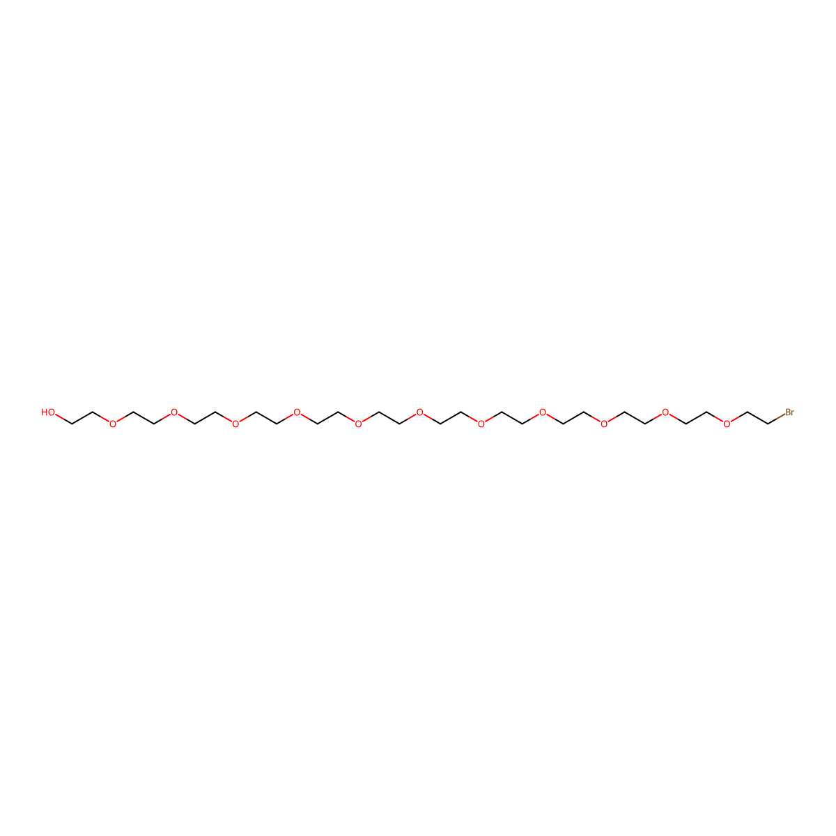 Br-PEG12-OH molecular structure, CAS 2098983-38-9