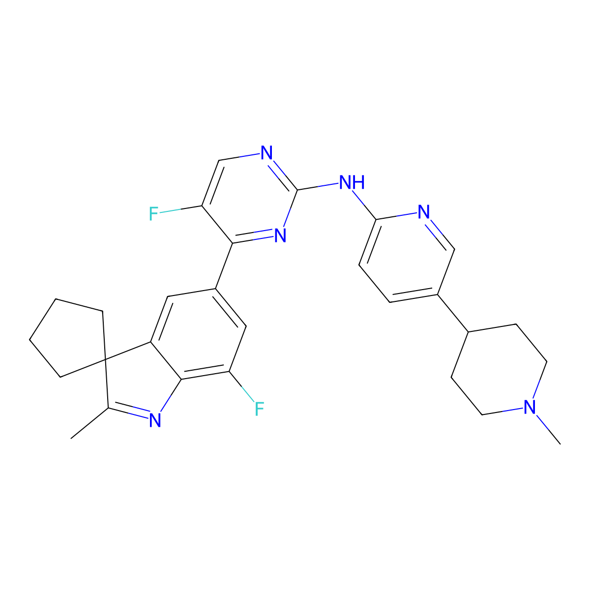 Crozbaciclib molecular structure, CAS 2099128-41-1