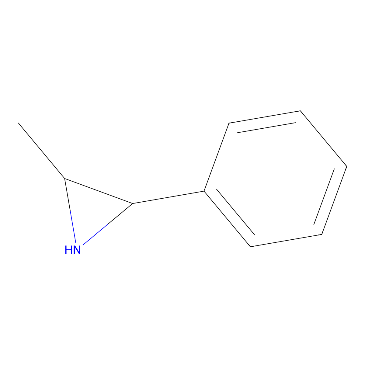 2-Methyl-3-phenylaziridine molecular structure, CAS 20993-60-6