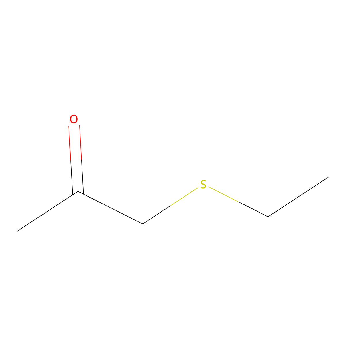 1-(Ethylthio)acetone molecular structure, CAS 20996-62-7