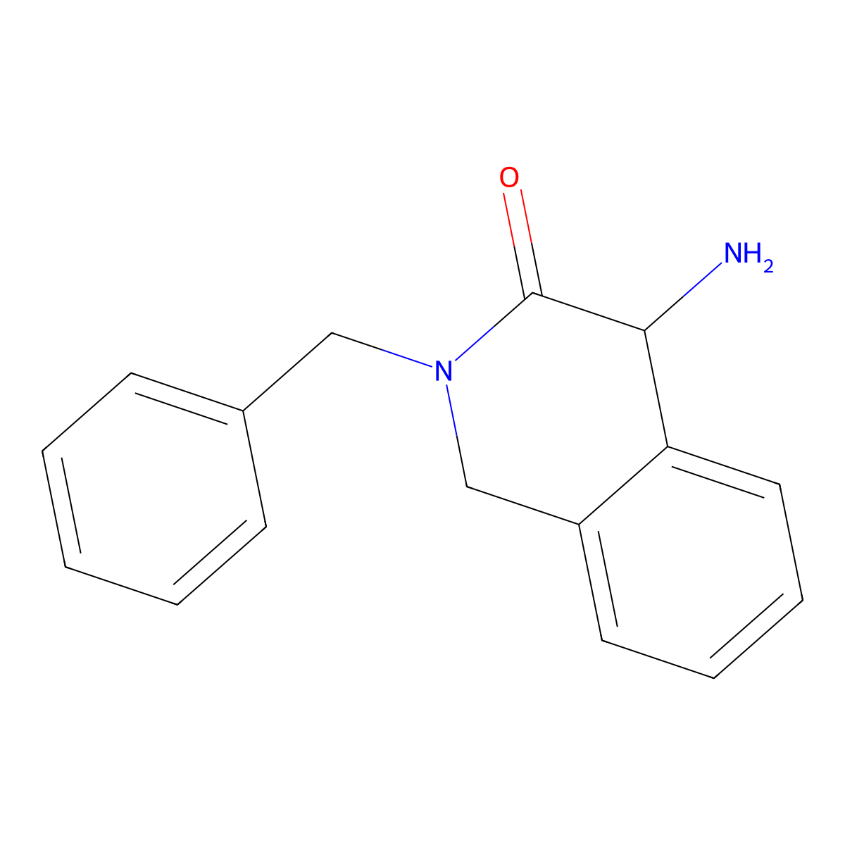 4-Amino-2-benzyl-1,2-dihydroisoquinolin-3(4H)-one molecular structure, CAS 209983-75-5