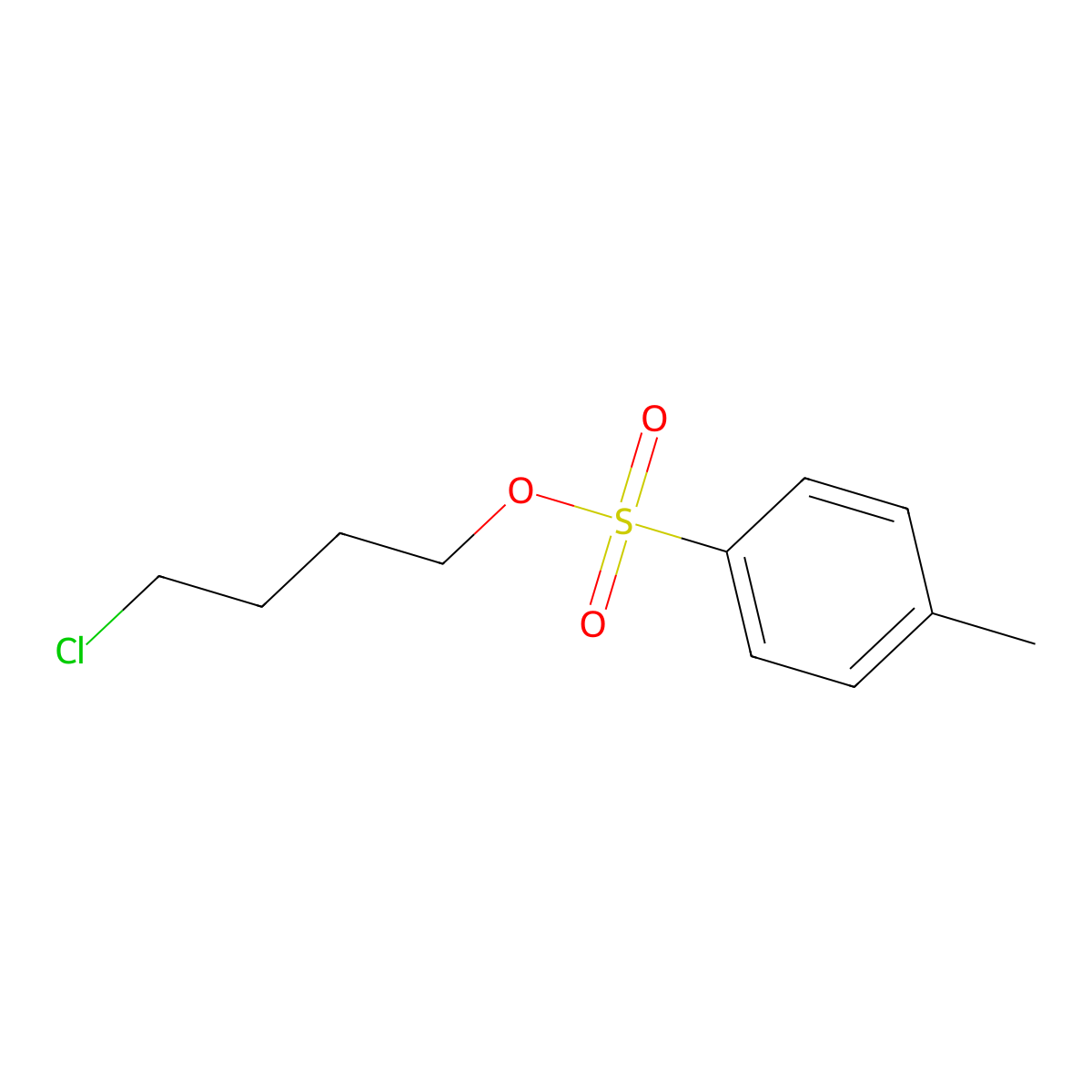 4-Chlorobutyl 4-methylbenzenesulfonate molecular structure, CAS 20999-32-0