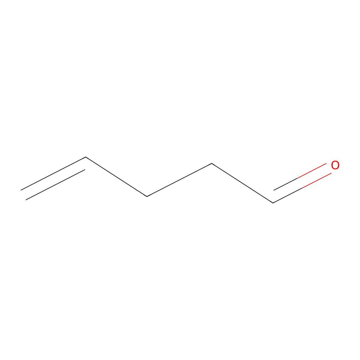 4-Pentenal molecular structure, CAS 2100-17-6