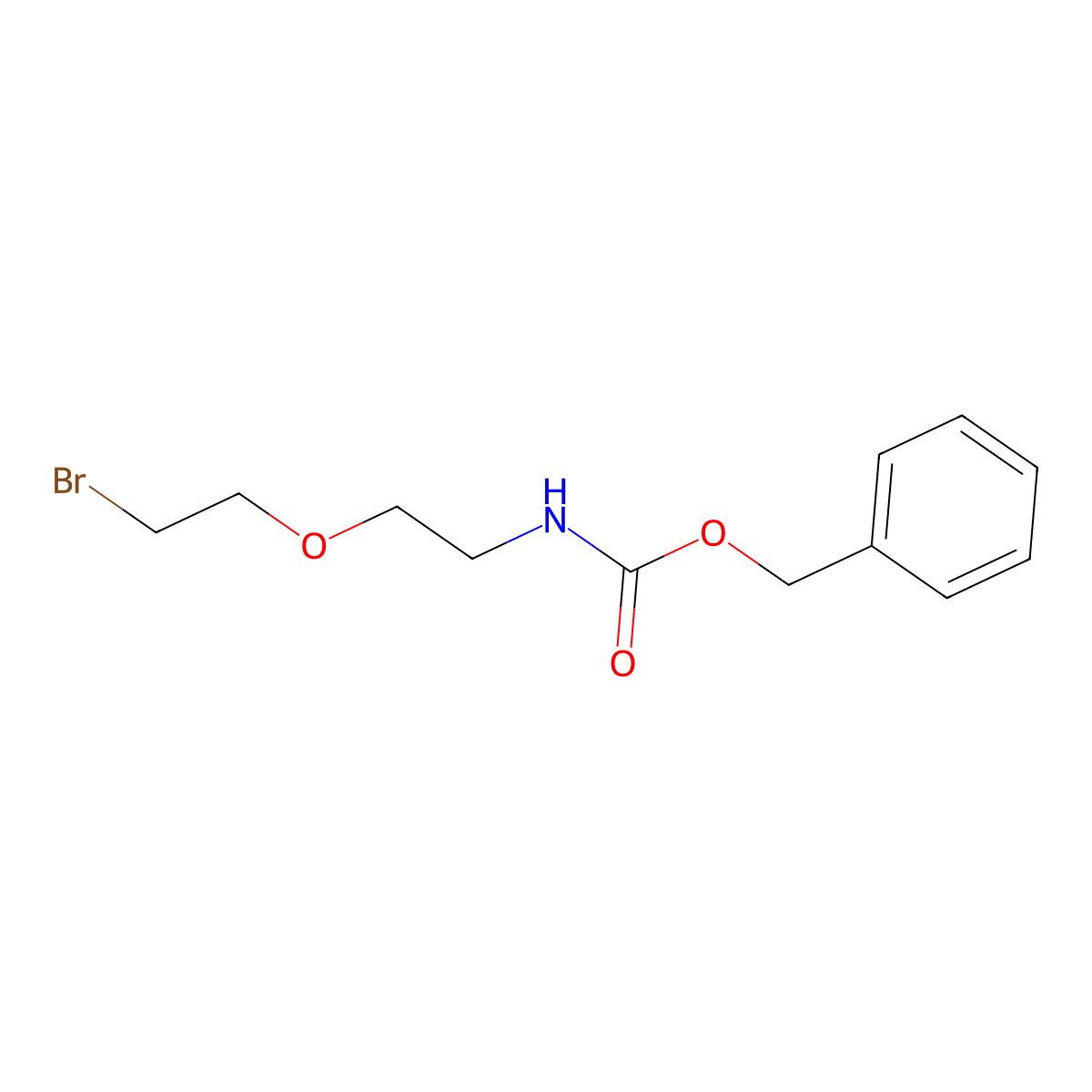 [2-(2-Bromo-ethoxy)-ethyl]-carbamic acid benzyl ester molecular structure, CAS 2100292-22-4