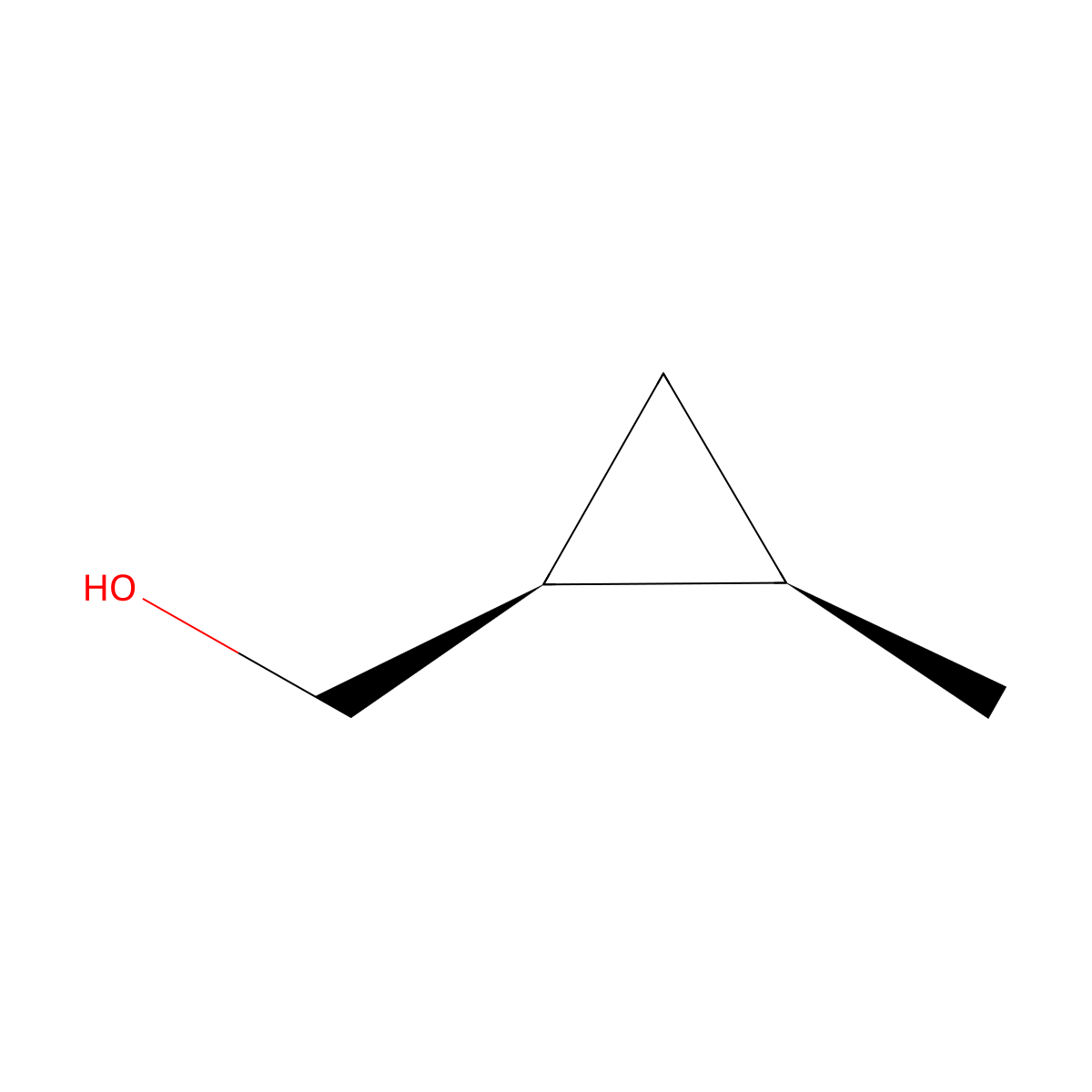 rac-[(1R,2S)-2-methylcyclopropyl]methanol molecular structure, CAS 21003-35-0