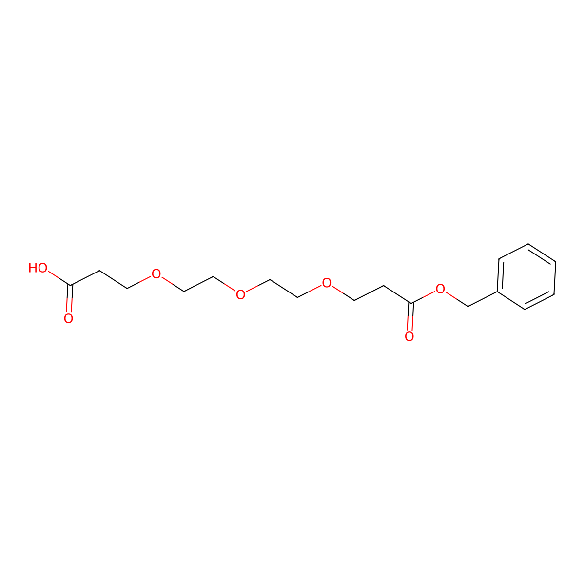 Benzyloxy carbonyl-PEG3-acid molecular structure, CAS 2100306-73-6