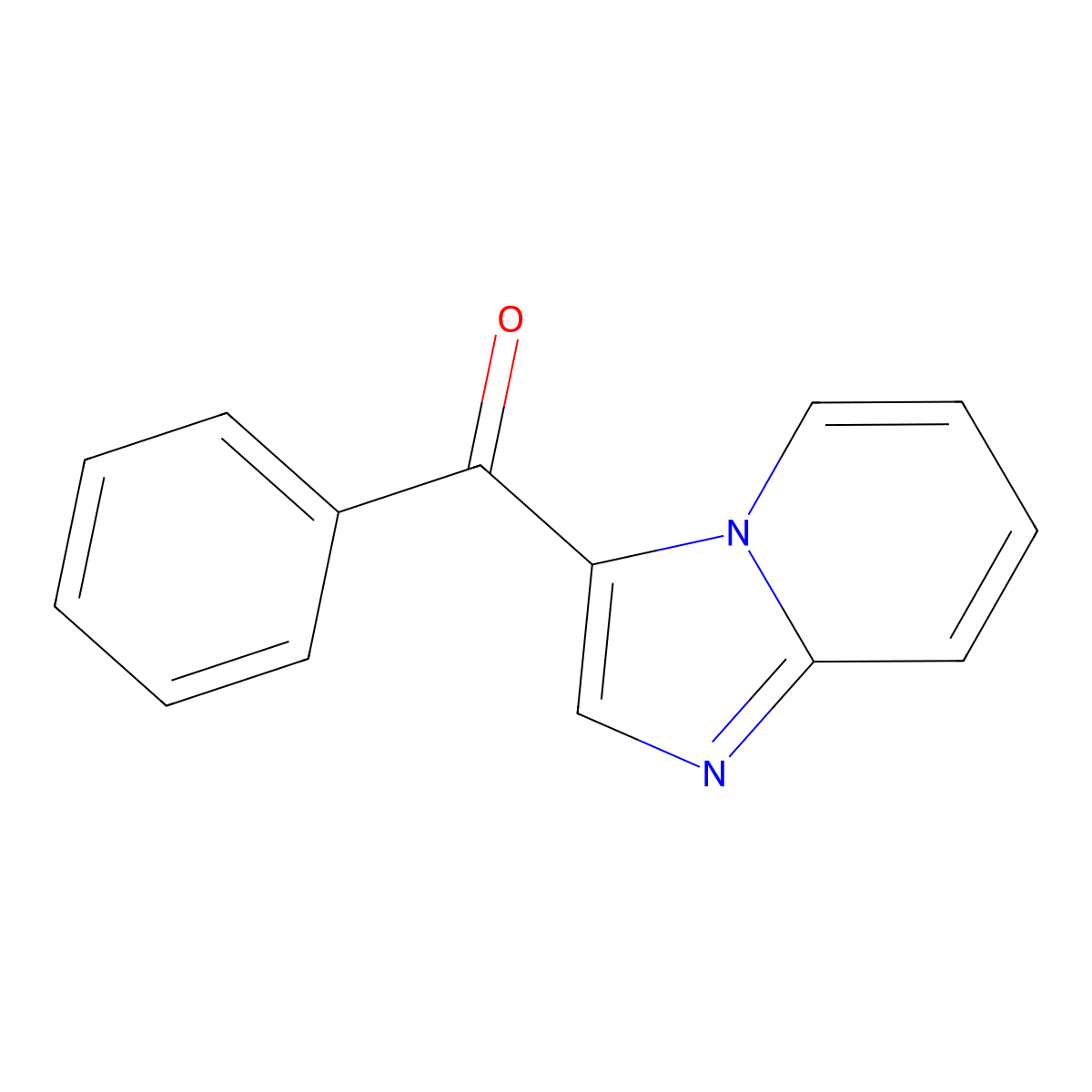 Imidazo[1,2-a]pyridin-3-yl(phenyl)methanone molecular structure, CAS 210035-02-2