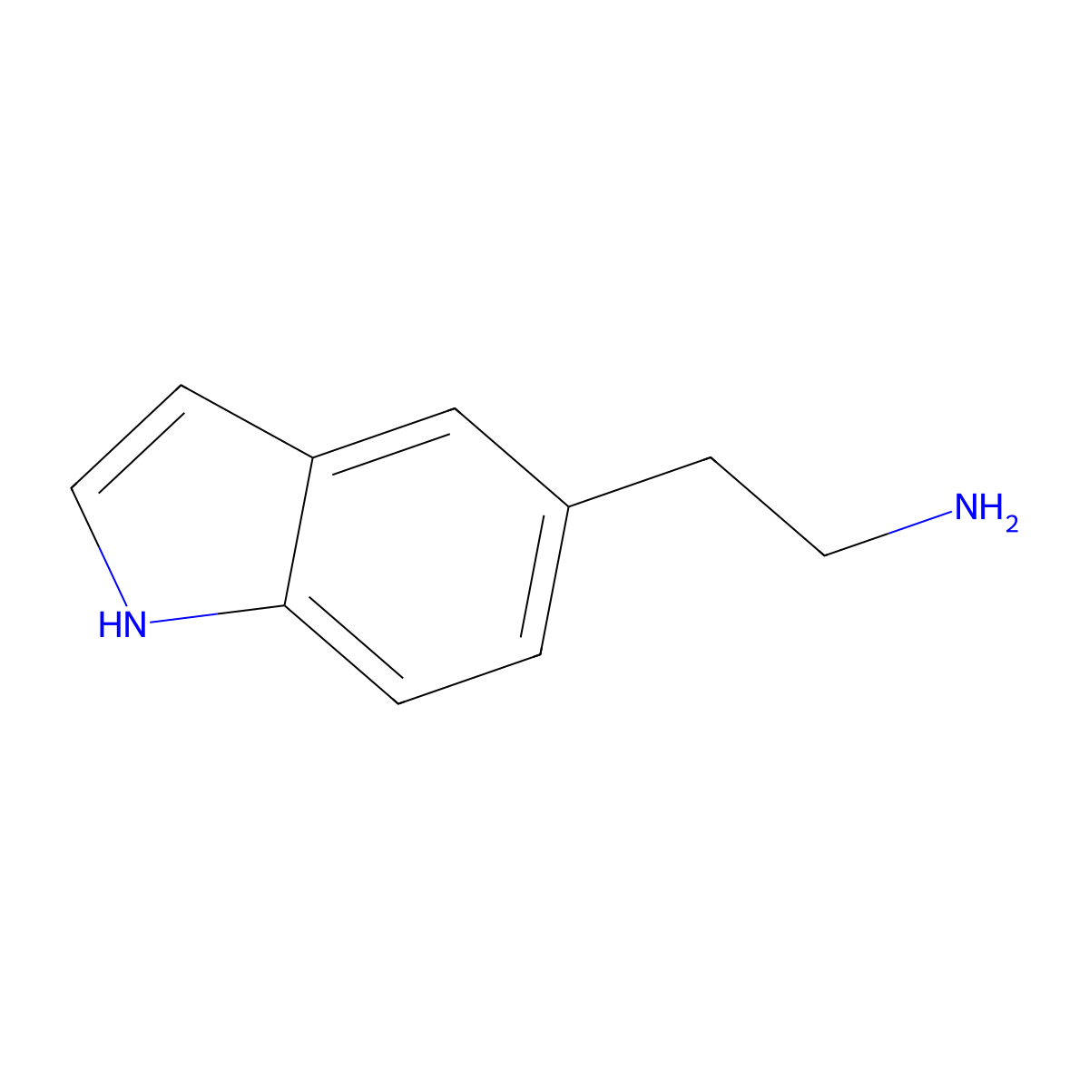 2-(1H-Indol-5-yl)ethan-1-amine molecular structure, CAS 21005-60-7