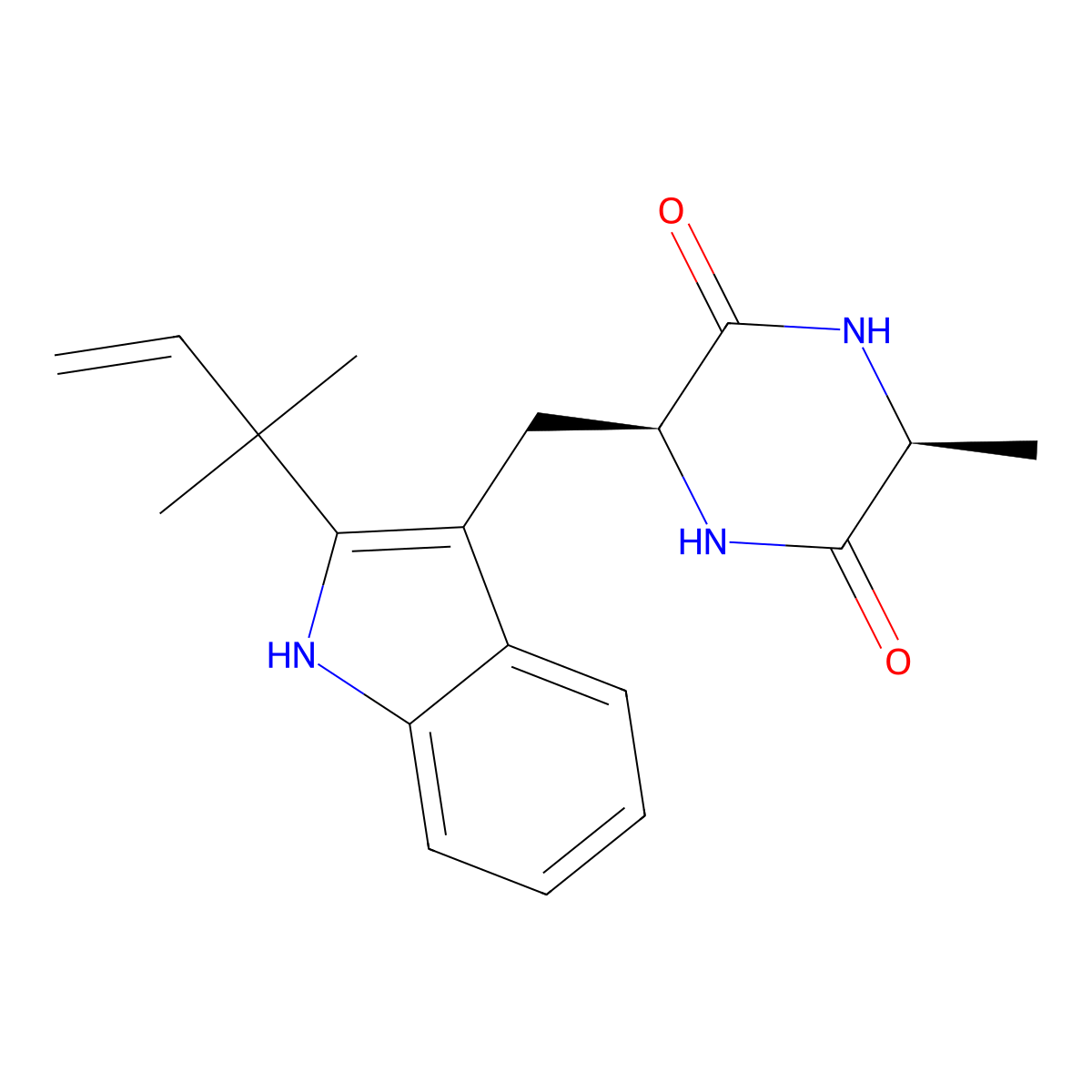 Preechinulin molecular structure, CAS 21008-43-5