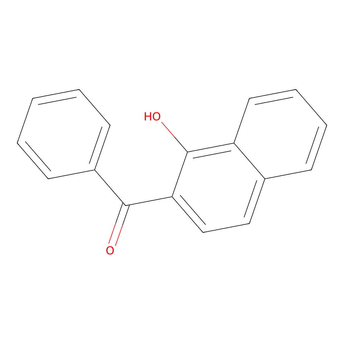 (1-Hydroxynaphthalen-2-yl)-phenylmethanone molecular structure, CAS 21009-99-4