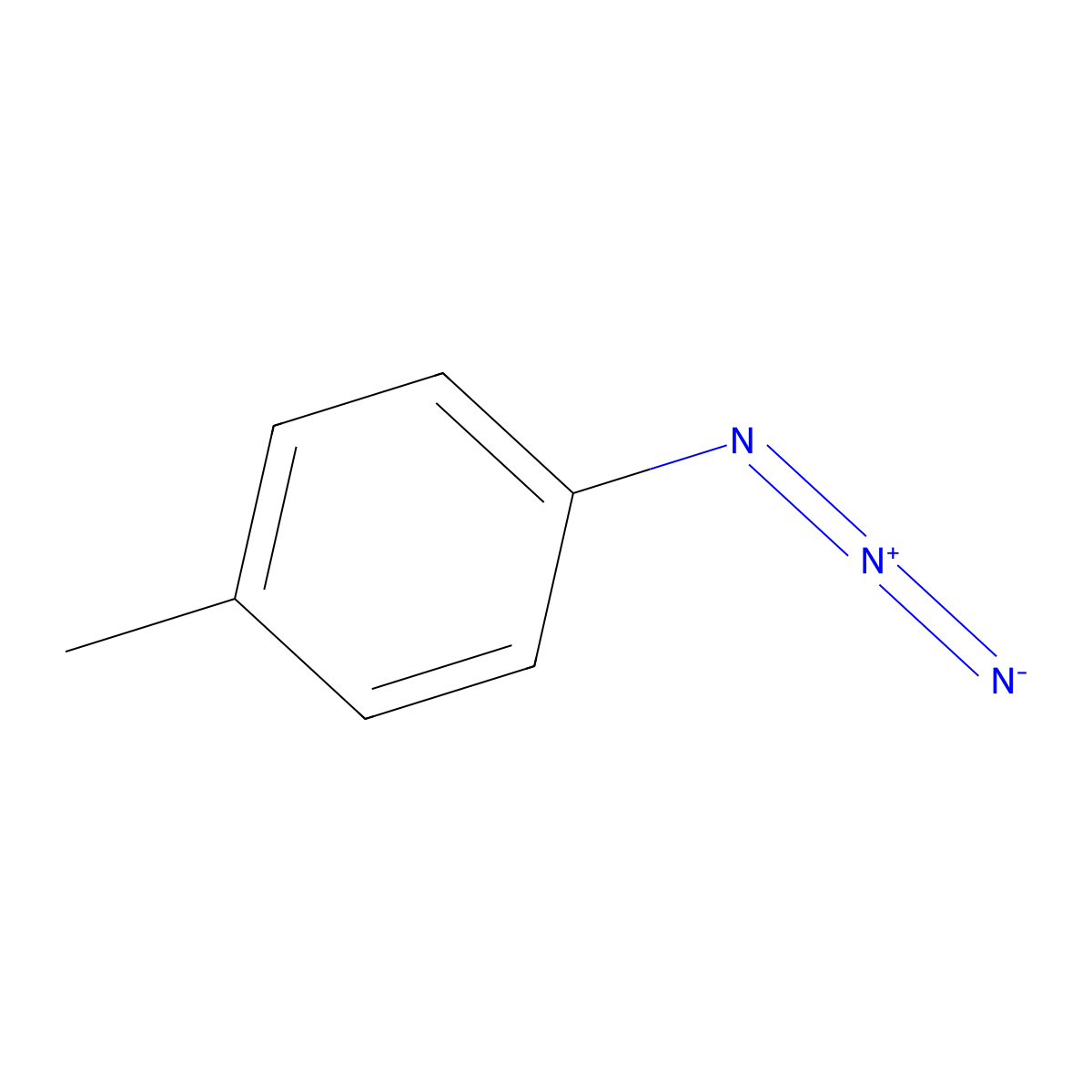 1-Azido-4-methylbenzene molecular structure, CAS 2101-86-2