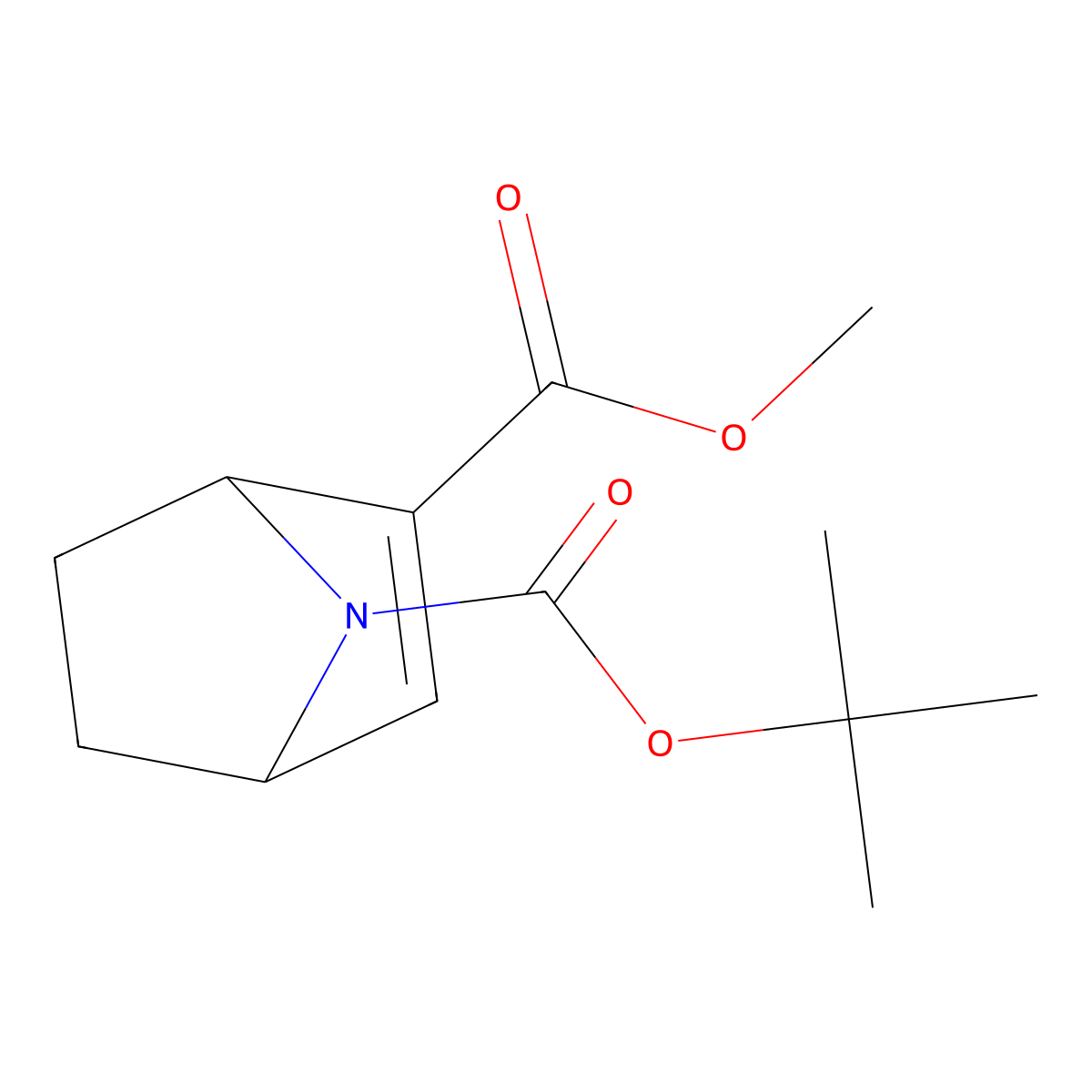 7-tert-Butyl 2-methyl 7-azabicyclo[2.2.1]hept-2-ene-2,7-dicarboxylate molecular structure, CAS 2101206-77-1
