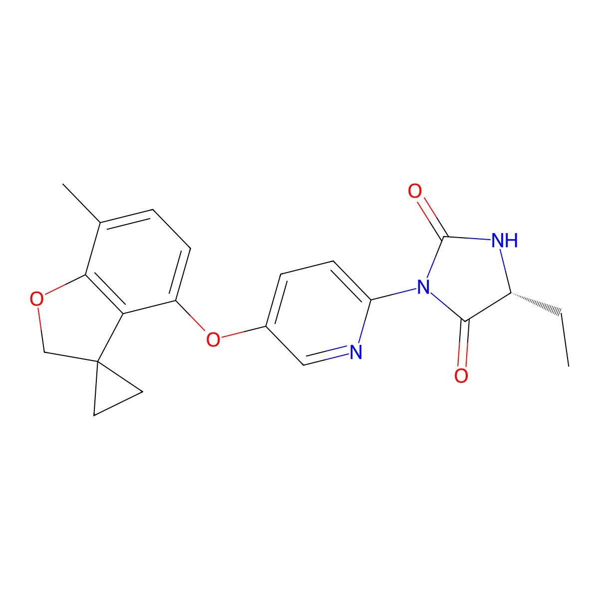 Kv3 modulator 2 molecular structure, CAS 2101321-76-8