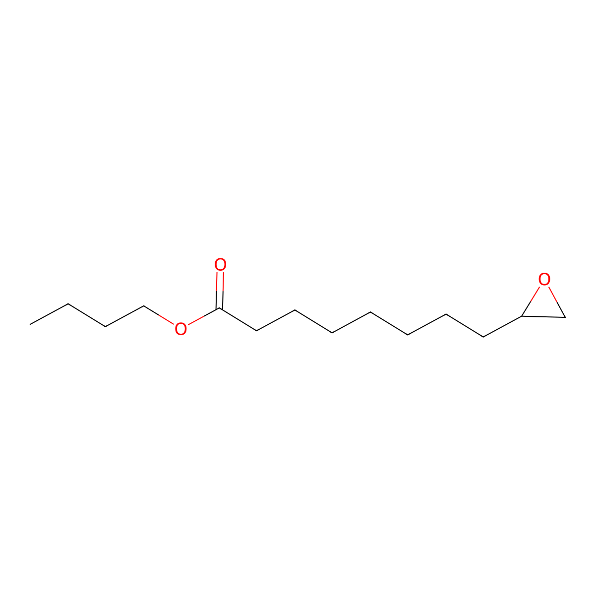 Butyl 8-(oxiran-2-yl)octanoate molecular structure, CAS 2101348-63-2
