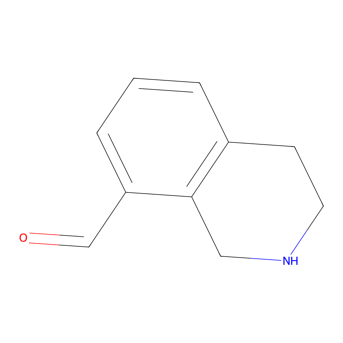 1,2,3,4-Tetrahydroisoquinoline-8-carbaldehyde molecular structure, CAS 2101452-87-1