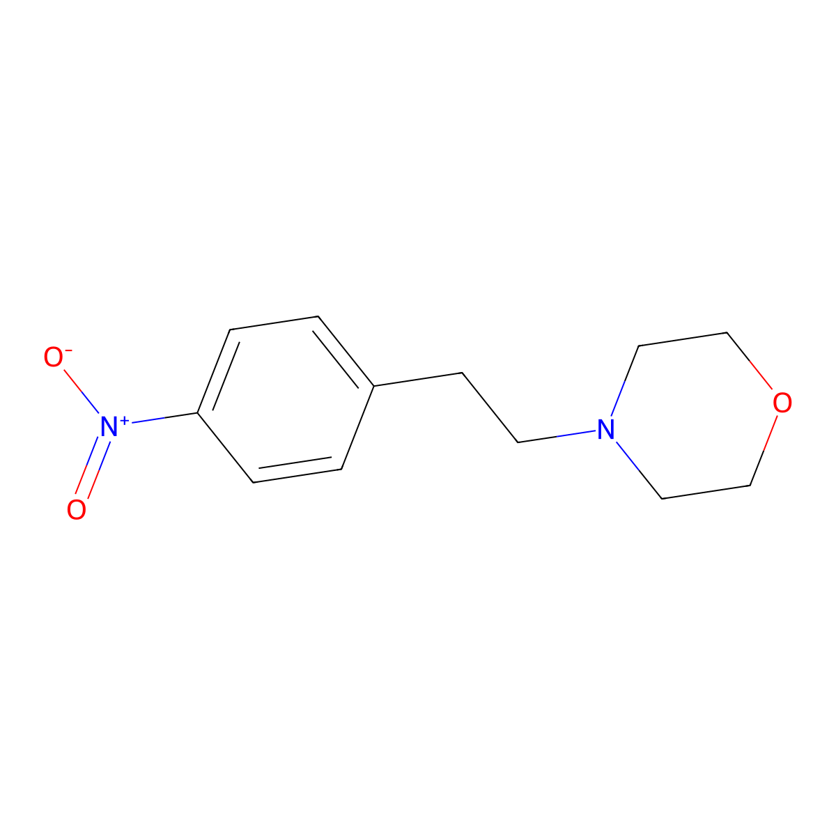 4-[2-(4-Nitrophenyl)ethyl]morpholine molecular structure, CAS 210158-20-6